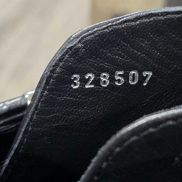 🐢 Aquatalia Fiamma Black Leather Bootie Chelsea Boot size 11 Made in Italy - Picture 14 of 16